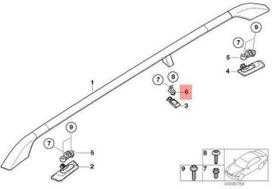 Bmw E36 Adapteris Mitte Links 51138183317