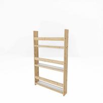Vaikiška knygų lentyna Kalune Design Dove Wall, ruda sp., 56 cm x 10 cm x 92 cm