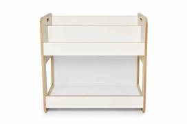 Vaikiška knygų lentyna Kalune Design Dove, ruda sp./balta sp., 57 cm x 34 cm x 55 cm