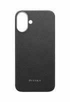 Dėklas Pitaka Ultra-Slim Case, Juodas/Pilkas Twill - iPhone 16 Plus