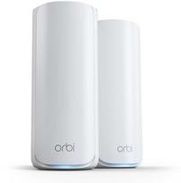 Šakotuvas NETGEAR Orbi 770 Serie WiFi 7 Mesh-System 2er-Pack WLAN BE10800 Triband, 5x 2.5G LAN, 1x 2.5G WAN, Abdeckung bis zu 360 m²