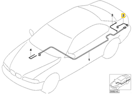 Bmw Cd Keitiklio Jungties Kabelis Originalus 65128371810