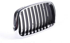 Originalus BMW E39 sedanas priekinis radiatoriaus inksto juodas groteles N/S OEM 51137005837