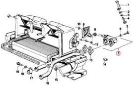 BMW E21 E26 kupė sedanas šildytuvo radiatoriaus VANDENS vožtuvas originalus 64111358880