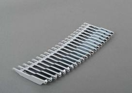 ORIGINALUS OEM BMW E9 kupė variklio dangčio grotelės ventiliacijos chromuota grotelė dešinė 51131827282