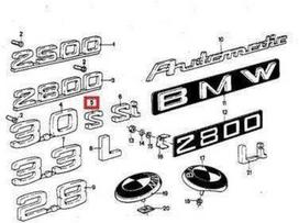 Bmw 2500 3 3 Li Emblema Originalus 51141816997