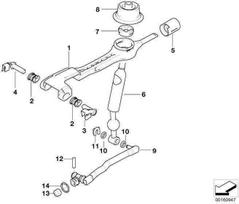 Bmw E46 3 Schaltstange Mit Gelenk 2002 2006 Originalus 25117528395