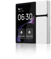Moes Išmanių namų TUYA valdymo panelė, 3.5'' LCD, Wi-Fi, IR valdymas, su trimis fiziniais jungikliais, balta