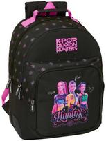Safta Kpop Demon Hunters Negra double backpack