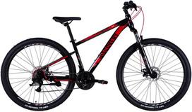Kalnų dviratis Discovery TREK 29″ DD FR Frame 16″ Juodas‑Raudona 2025