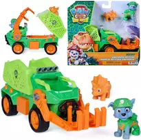 Spin Master PAW PATROL transporto priemonė Dino Theme Rocky, 6075772