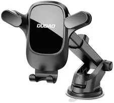 Dudao F5PRO+ automobilio laikiklis su siurbtuku - Juodas