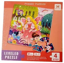Magnetinė dėlionė knygelėje 3in1 (4lygis) princesės
