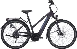 Dviratis 28' elektrinis Pegasus Solero Evo 9 trapez BOSCH Sistema 400wh violetinis