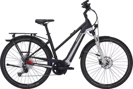 Dviratis 28' elektrinis Pegasus Premio EVO 12 Lite Cross trapez BOSCH Sistema 400wh 12g pilka/juoda