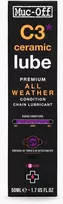 Grandinės tepalas Muc-Off C3 CERAMIC ALL WEATHER LUBE 50 ml