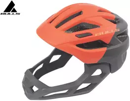 Šalmas Bulls Comox FF 2.0Youth juoda/raudona