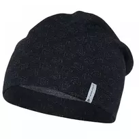 Kepurė Thermowave Merino Train unisex juoda raštuota