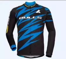 Marškinėliai ilgom rankovėm vyr. Bulls Team Trikot 2021 mėlyna/juoda