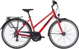 Dviratis 28' Pegasus Solero SL 24g trapez raudonas