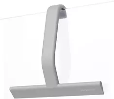 Silikoninis dušo valytuvas DANCEMOON 25 cm, pilkas