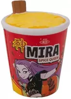 Fame Bros „K-Pop Demon Hunters“ minkštas žaislas – „Mira Spice Queen Noodles“