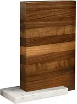 ARTELEGNO CARRARA magnetinis kaladėlė su marmuriniu pagrindu - ruda