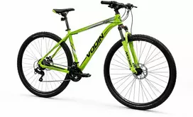 Mountain Kalnų dviratis TopVelo Vodin XC 4.2 su diskiniais stabdžiais Shimano (29", rėmas 20", šviesiai žalias)