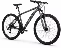 Mountain bike TopVelo Vodin XC 4.2 Disc Brake Shimano (29", frame 20", dark pilkas)