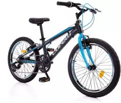 Vaikiškas dviratis TopVelo Corelli BOY MTB MICROSHIFT RAVE UP (Ratų dydis: 20, Rėmo dydis: 10) Mėlynas