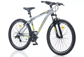 Mountain Kalnų dviratis TopVelo CORELLI VIA 3.3 (Ratų dydis: 24, Rėmo dydis: 12) Pilkas / šviesiai žalias