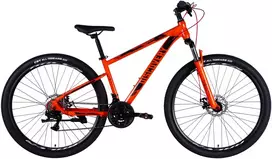 Orange „TopVelo Discovery TREK DD FR“ kalnų dviratis (ratų dydis: 29, rėmo dydis: 16), oranžinės spalvos