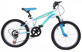 Blue Vaikiškas dviratis TopVelo Tec-Titan (Ratų dydis: 20, Rėmo dydis: 10) Baltas / mėlynas