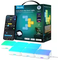 Lubinis šviestuvas Govee Mini Square Panel Lights 10Vnt Baltos