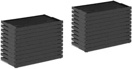 Plastikinis bičių rėmelis su vašku 483 x 232 mm 20 vnt.