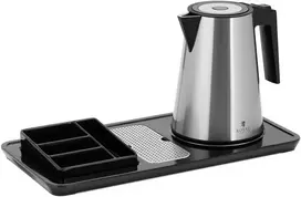 Virdulys Elektrinis virdulys su padėklu 12 l 1800 W sidabrinė/juoda
