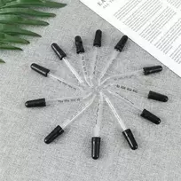 Oem Lenktas stiklinis lašintuvas - 1 ml - stiklinė pipetė - lašintuvas