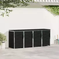 Atliekų dėžės saugojimas for 4 Bins 240L Nerūdijantis plienas