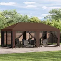 Sodo pavėsinė su šoninėmis sienelėmis 6 x 3 m Ruda