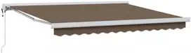 Ištraukiama markizė Taupe 400 × 300 cm Audinys ir metalas