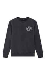 Deus Ex Machina - Shield Garment Dyed Crew - Megztinis - Juoda