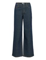 Object - Objrio Mae Mw Wide Jeans Noos - Platūs džinsai - Tamsiai mėlyna
