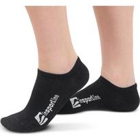 Bambukinės kojinės iki kulkšnies inSPORTline Silvatic Ankle AG+ antibakterinės, 3 poros - Juoda
