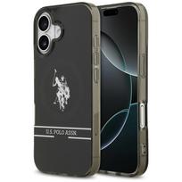 U.S. Polo Assn. US Polo DH Etui with Bottom Stripe Logo, MagSafe for iPhone 17, black