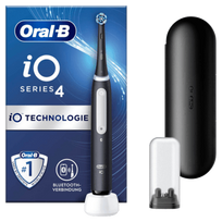 BRAUN Oral-B iO Series 4 with Travel Case, Matte Black Electric Toothbrush