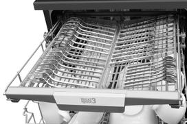 Freestanding dishwasher 60 cm AMICA DFM66B8EOqBH | class B | 15 sets | AirDry | AquaStop | cutlery drawer