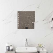 LED vonios veidrodis Skaidrus 40 x 40 cm grūdintas stiklas