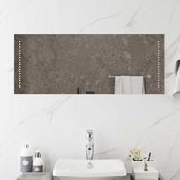 LED vonios veidrodis Skaidrus 100 x 40 cm grūdintas stiklas