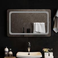 LED vonios veidrodis Skaidrus 80 x 50 cm grūdintas stiklas