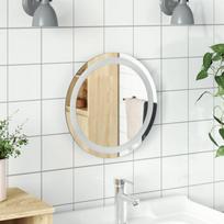 LED vonios veidrodis Skaidrus Ø 40 cm grūdintas stiklas